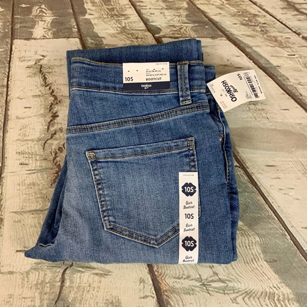 OshKosh Bgosh Blue Denim Bootcut Jeans Size 10S